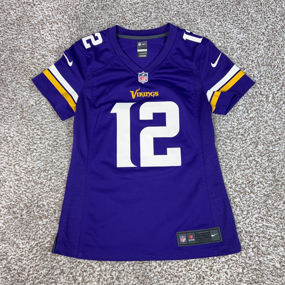 Minnesota Vikings Jersey Womens Small Purple Percy Harvin 12 Nike NFL Football